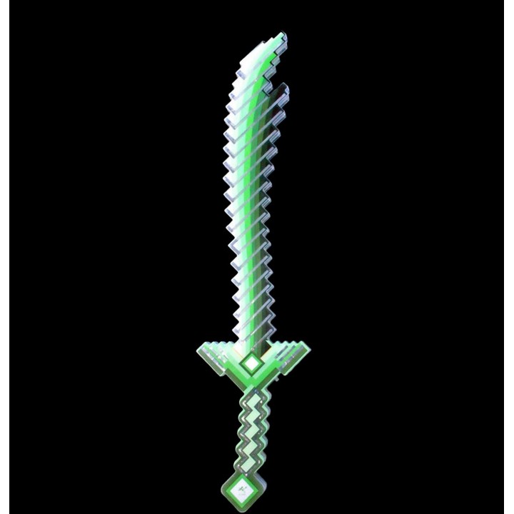 Juguete Espada Minecraft Niños Led Sonido Disfraz + Baterias