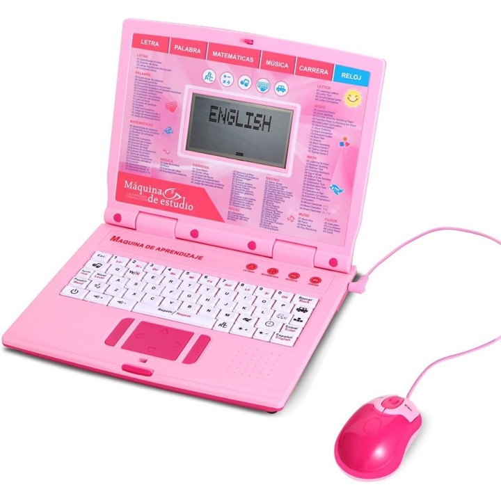 Portatil Computador Aprendizaje 130 Funciones Bilingüe Niñas
