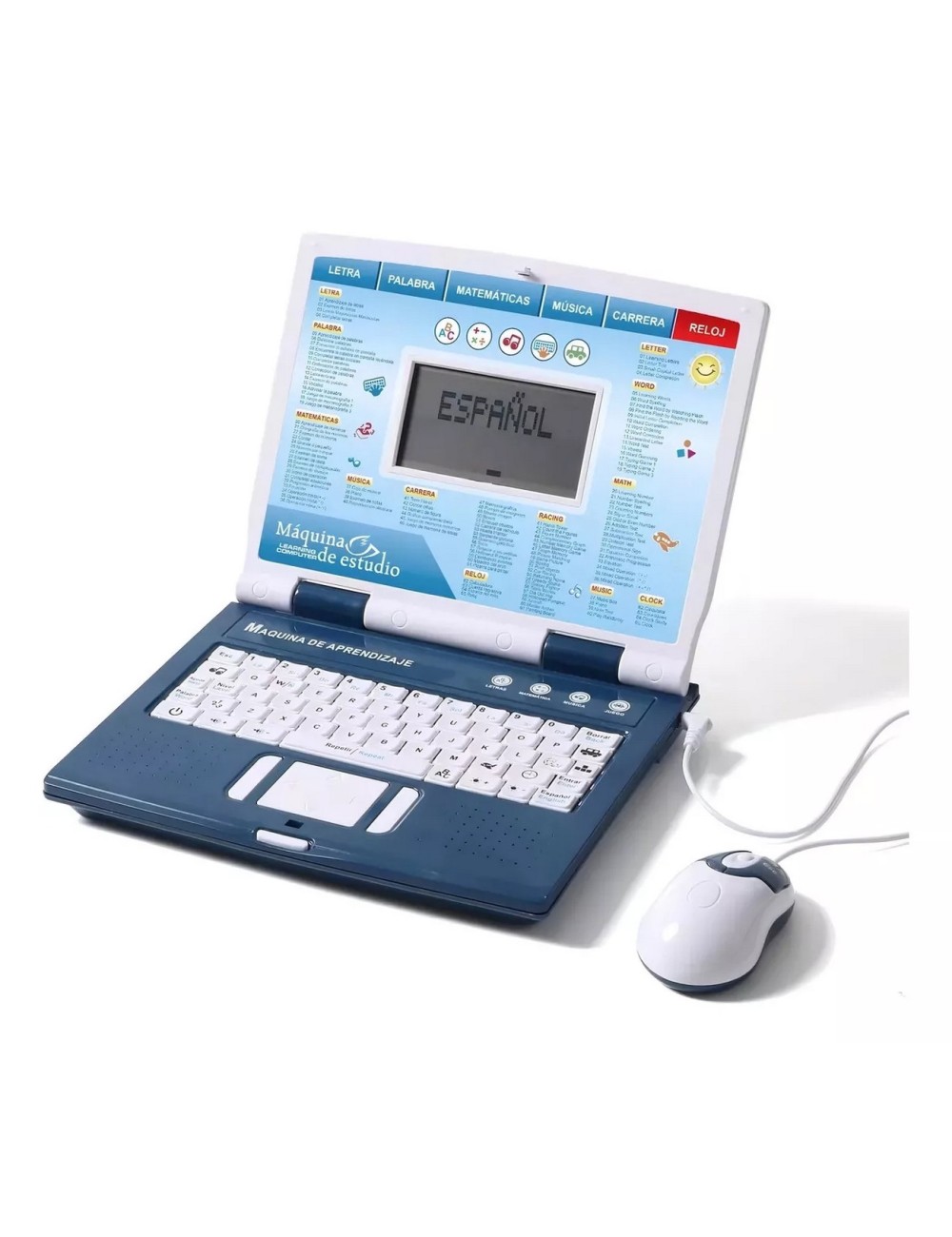 Portatil Computador Aprendizaje 130 Funciones Bilingüe Niños