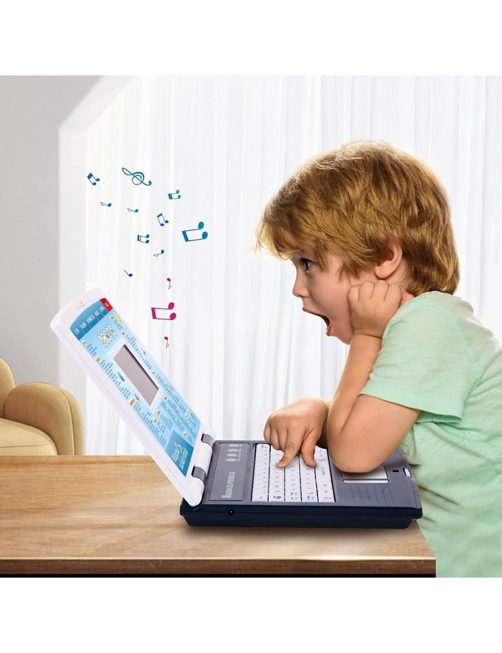 Portatil Computador Aprendizaje 130 Funciones Bilingüe Niños