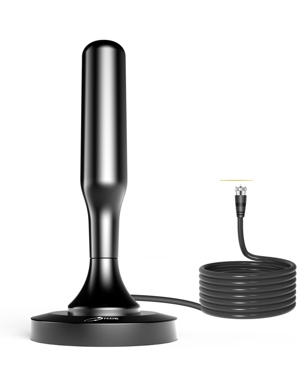 Antena Tdt Full Hd Portatil 360 Grados Potencia 4db 5 Metros