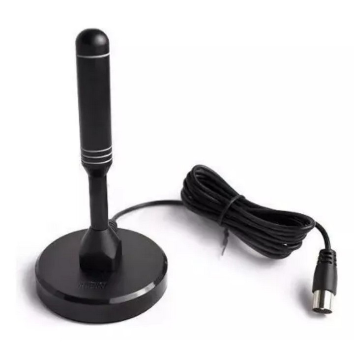 Antena Tdt Full Hd Portatil 360 Grados Potencia 4db 5 Metros