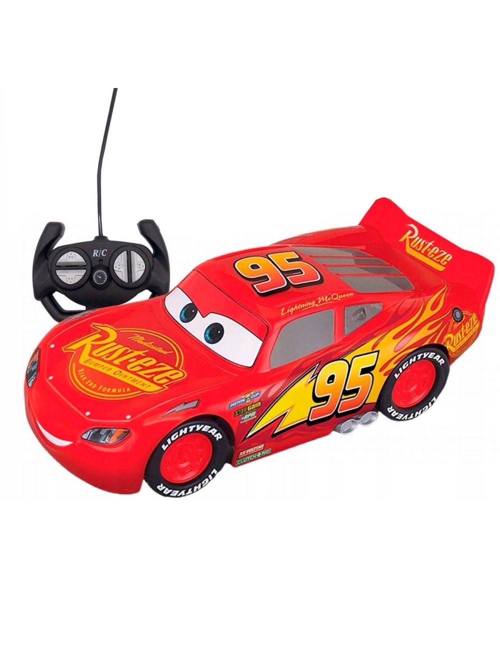 Carro Rayo Mcqueen Cars Control Remoto Juguete + Baterias
