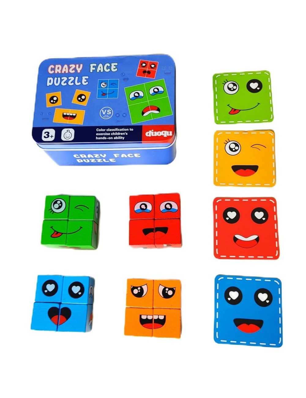 Juego Mesa Emojis Caras Smiling Face Cubos Trendy Estrategia