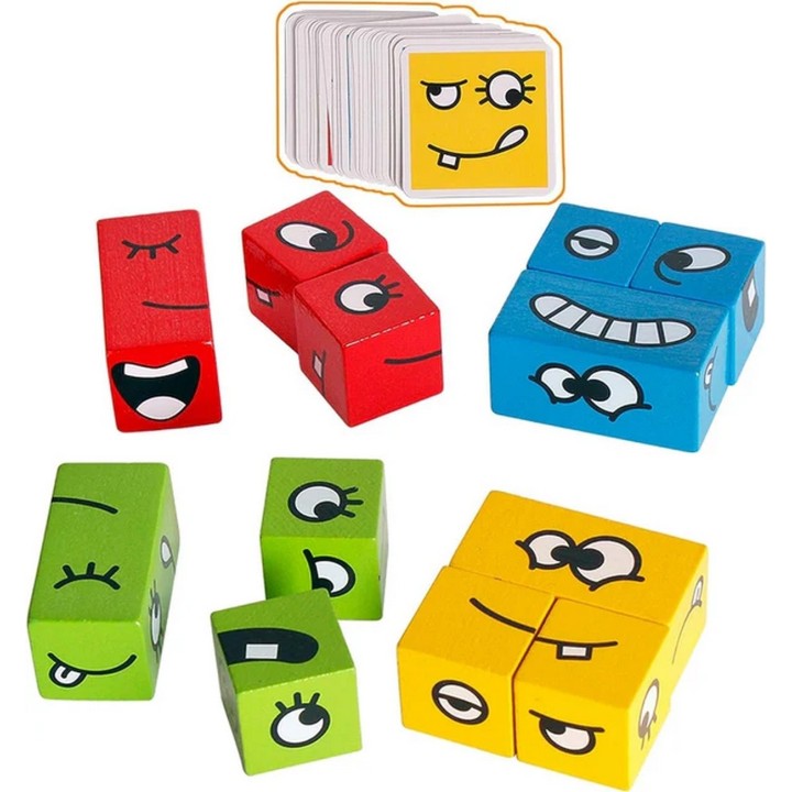 Juego Mesa Emojis Caras Smiling Face Cubos Trendy Estrategia
