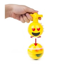 Trompo Luces Emojis Luces Musica Colores Divertido Niños X 6