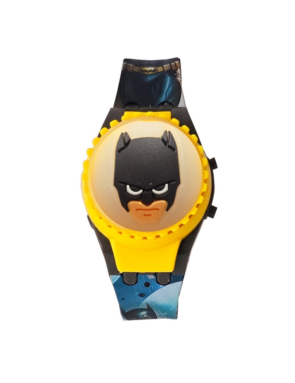 Reloj Niños Digital Batman Heroe Luces Spinner Infantil