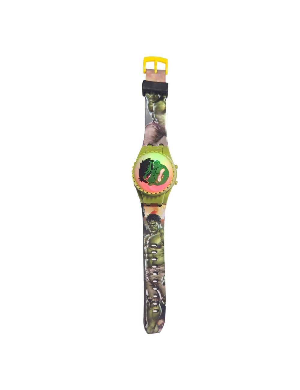 Reloj Niños Digital Hulk Luces Spinner Tapa Infantil Regalo