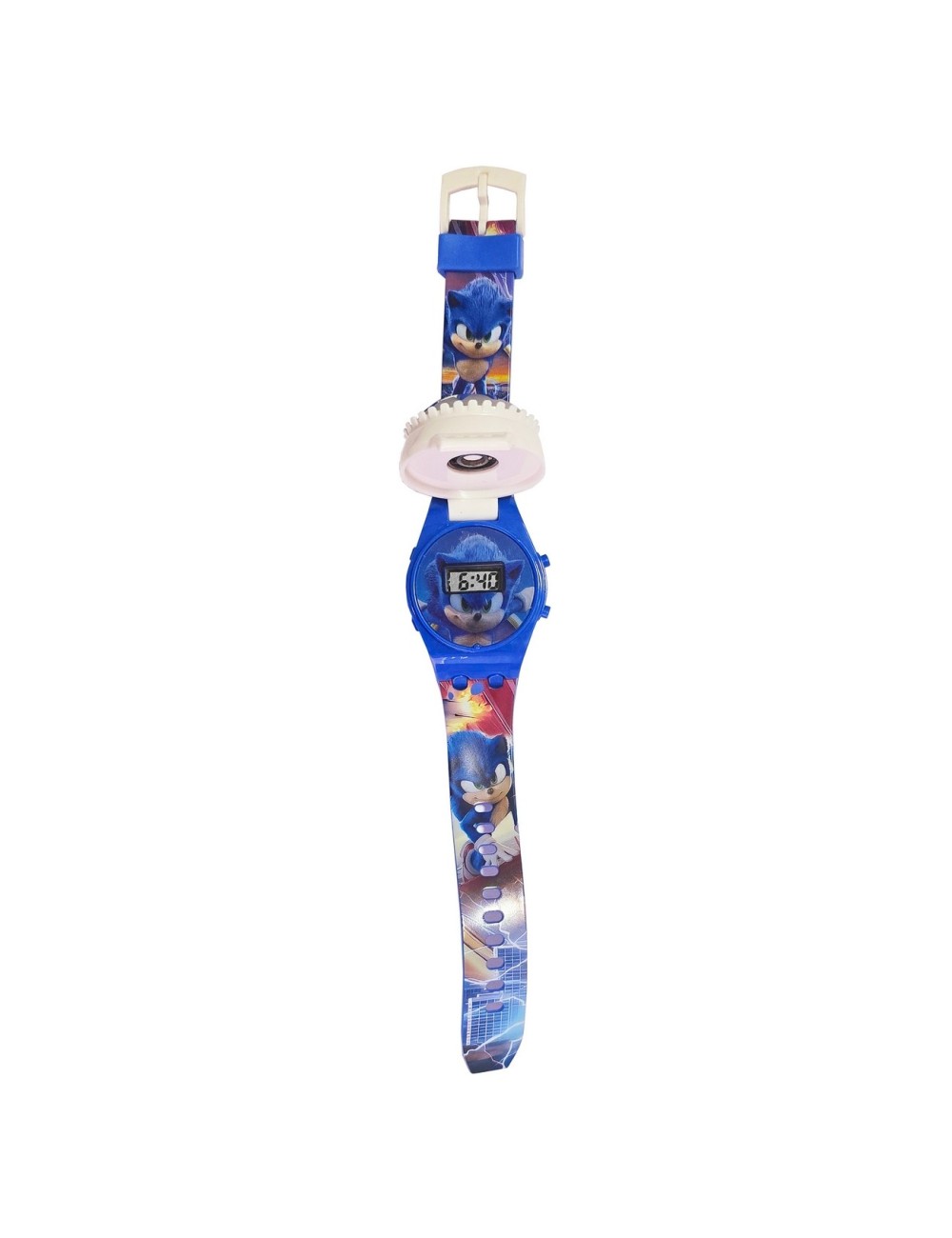 Reloj Niños Digital Sonic Erizo Luces Spinner Infantil