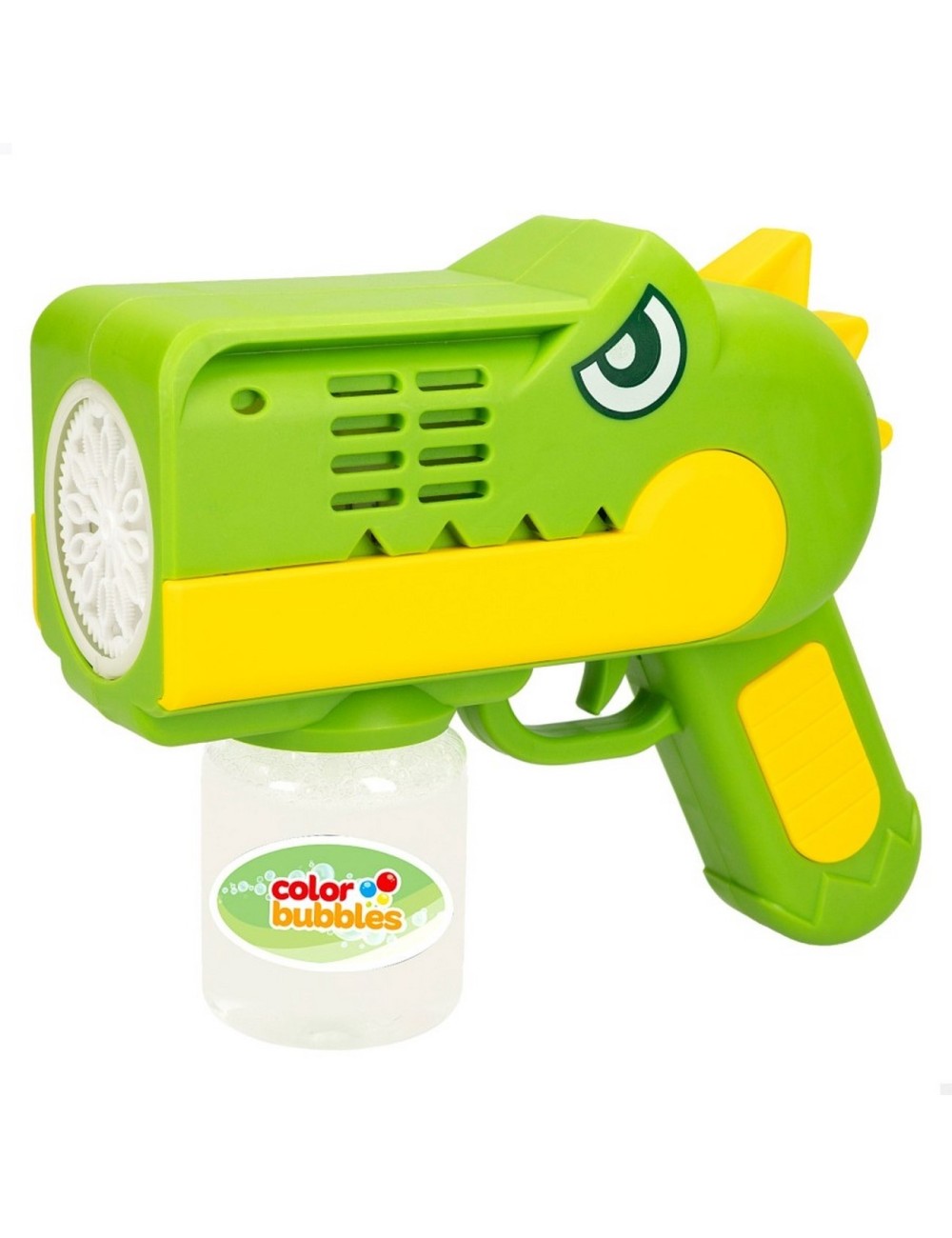 Pistola Burbujas Dinosaurio Rex Automática Juguete + Liquido