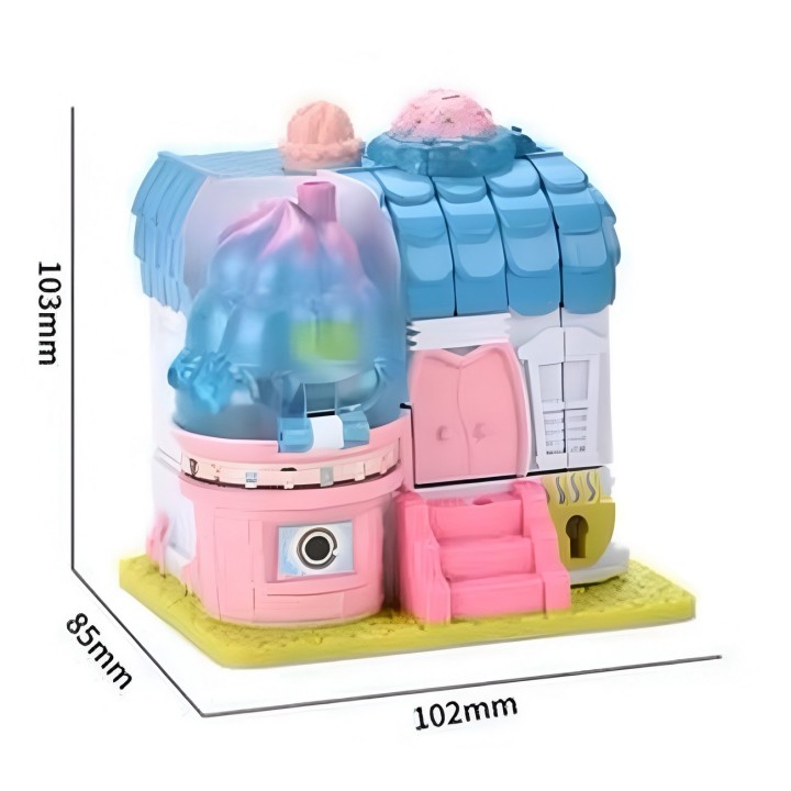 Casa De Muñecas Casa De Helados Juguete Con Accesorios Niña