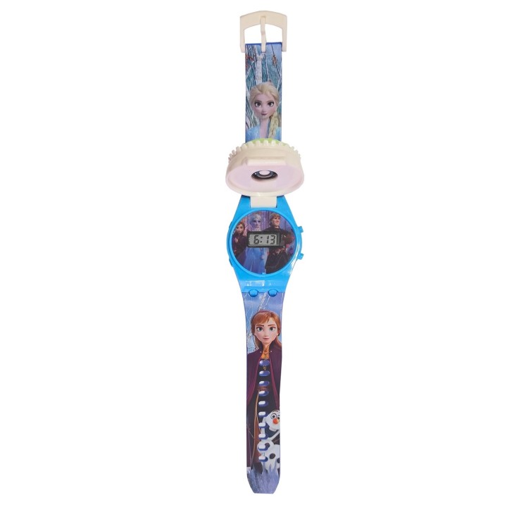 Reloj Niños Digital Frozen Elsa Luces Spinner Infantil Niñas