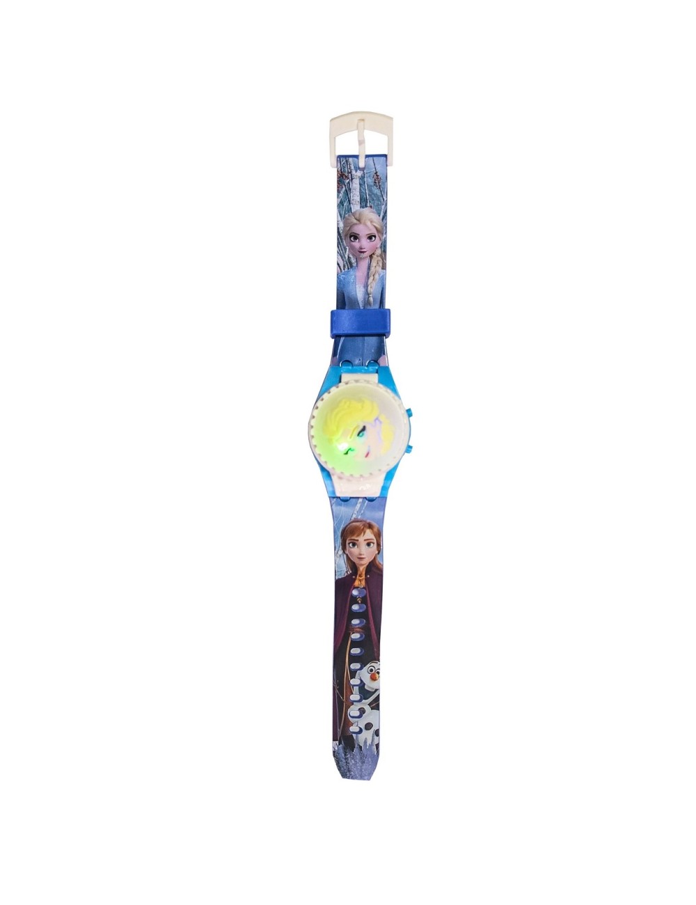 Reloj Niños Digital Frozen Elsa Luces Spinner Infantil Niñas