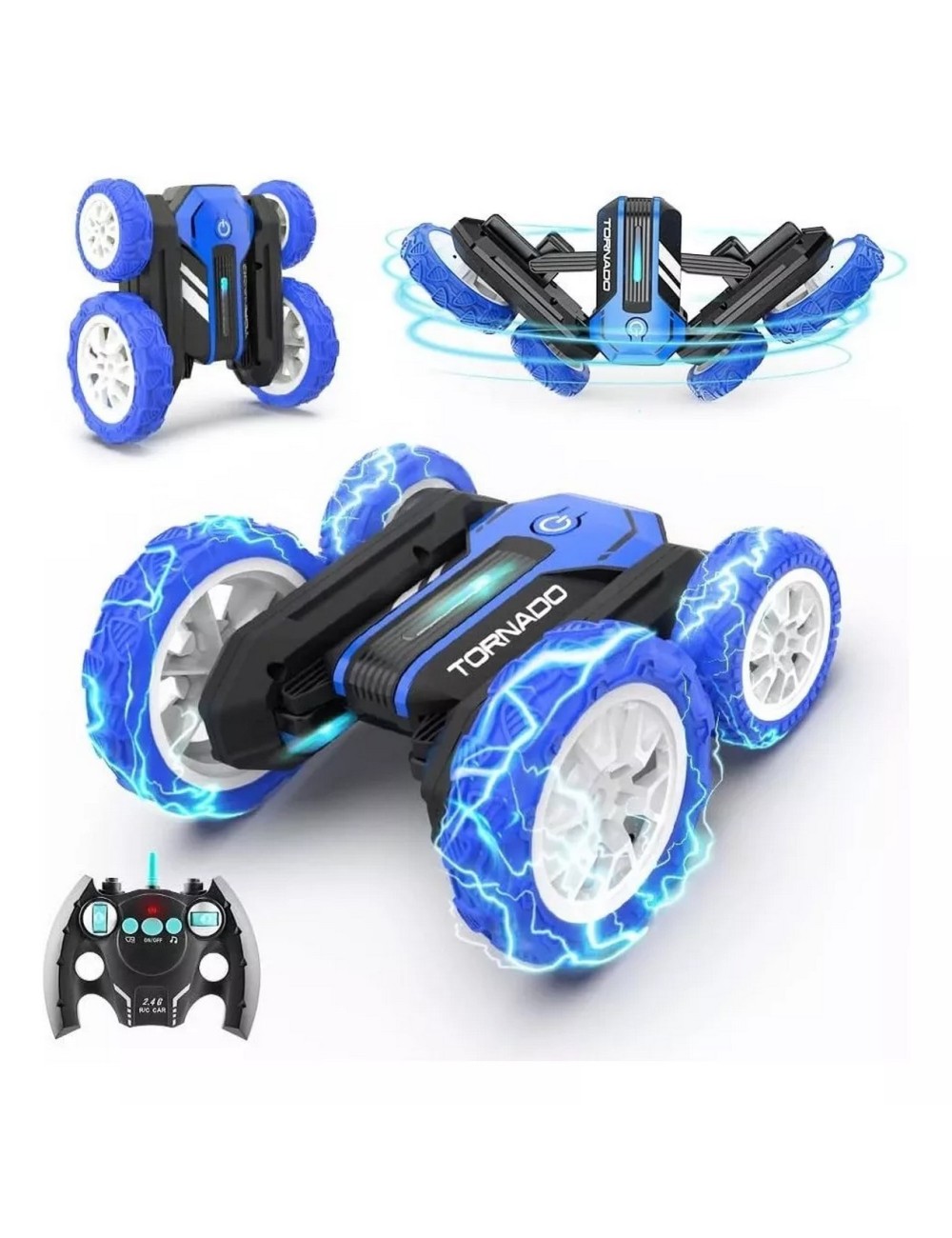 Carro 360 Grados Tornado Control Remoto Recargable Niños