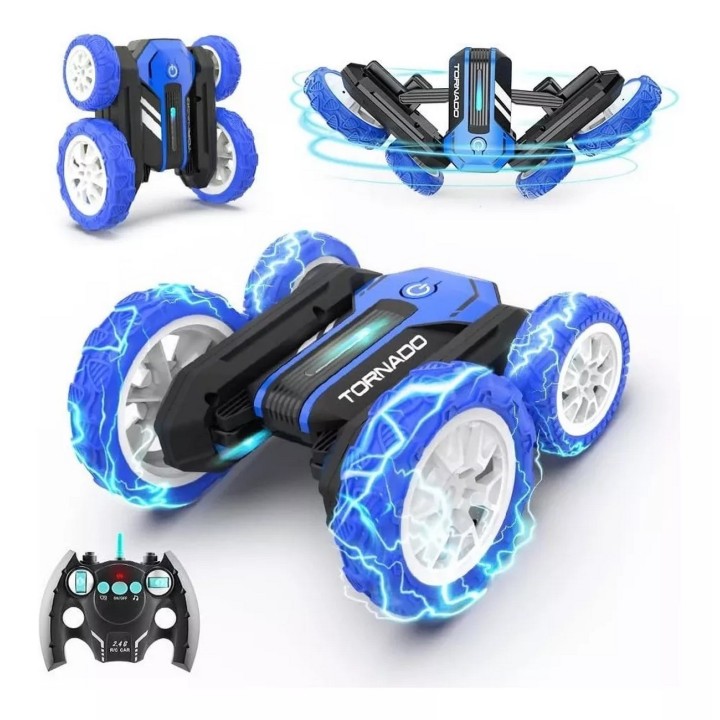 Carro 360 Grados Tornado Control Remoto Recargable Niños