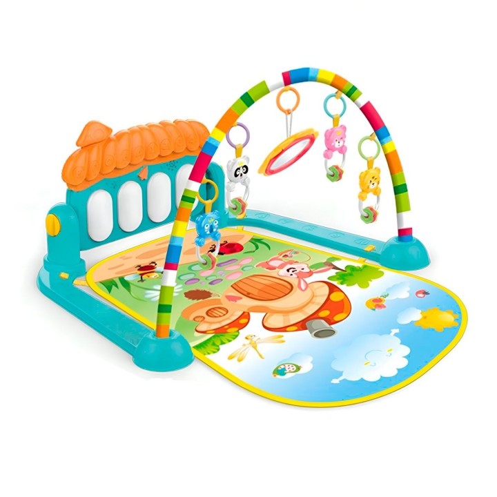 Gimnasio Piano Fitness Tapete Sonajero Musical Para Bebes