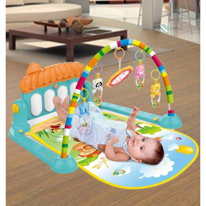 Gimnasio Piano Fitness Tapete Sonajero Musical Para Bebes