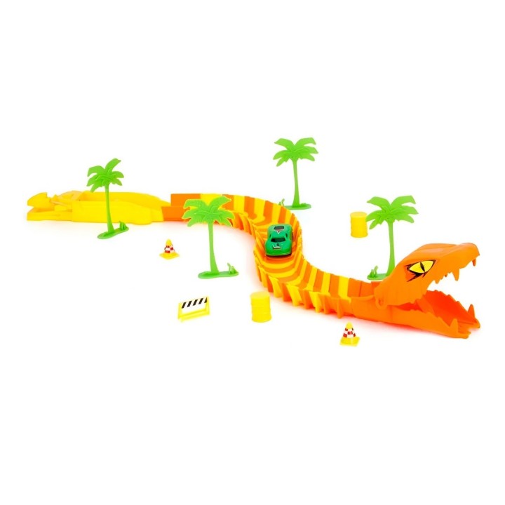 Pista De Carros Cobra Serpiente Speed Juguete Niños + Carro