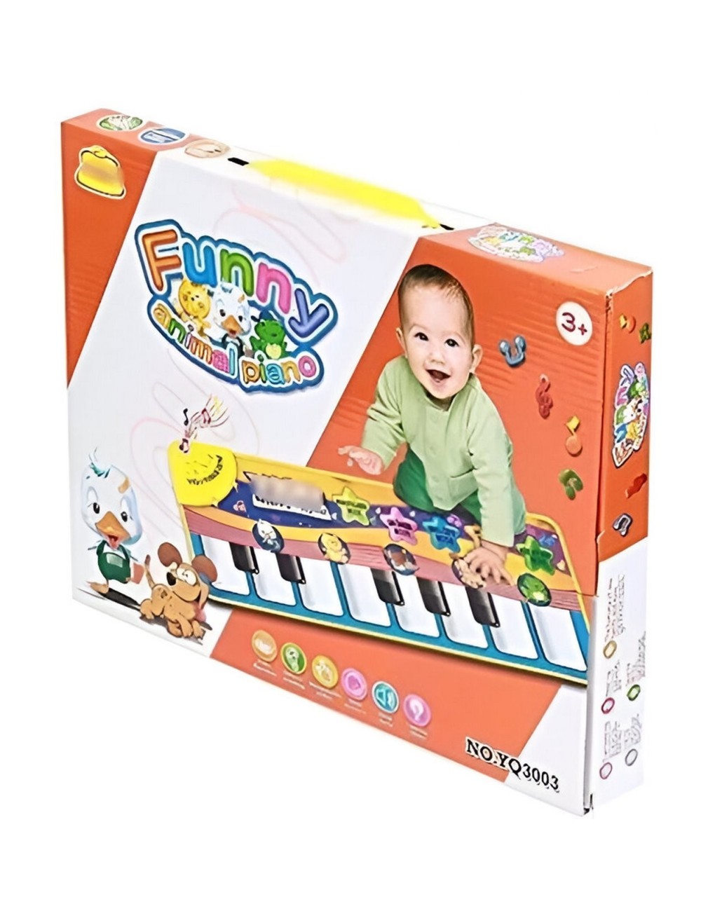 Tapete Alfombra Musical Animales Infantil Funny + Baterias