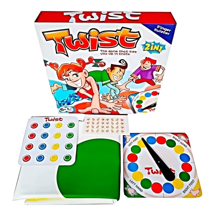 Juego Twister En Familia Twist Tapete Colores 2 En 1