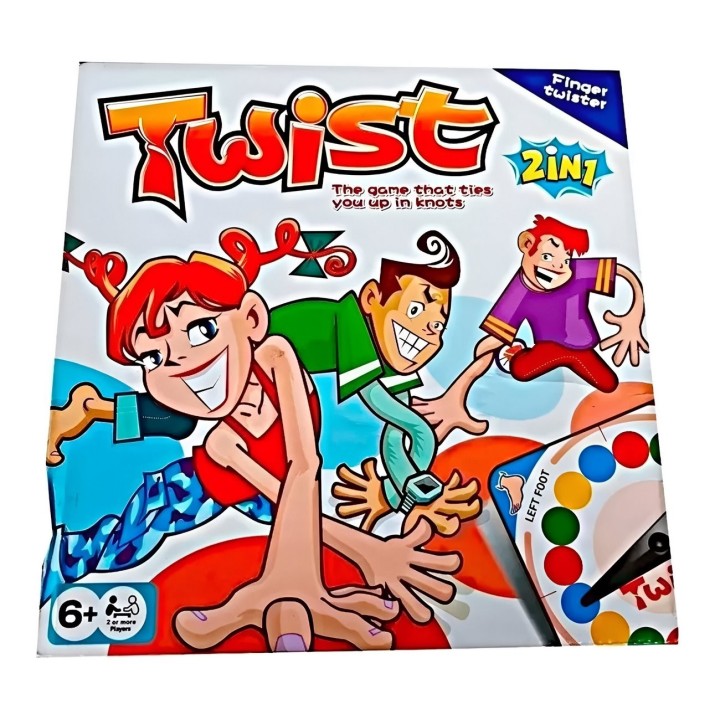 Juego Twister En Familia Twist Tapete Colores 2 En 1