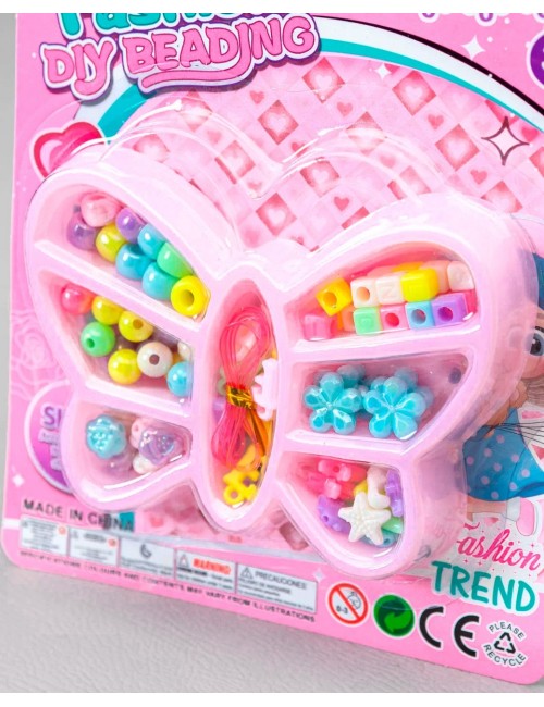 Set Kit Para Hacer Pulseras Brazaletes Pedreria Niñas