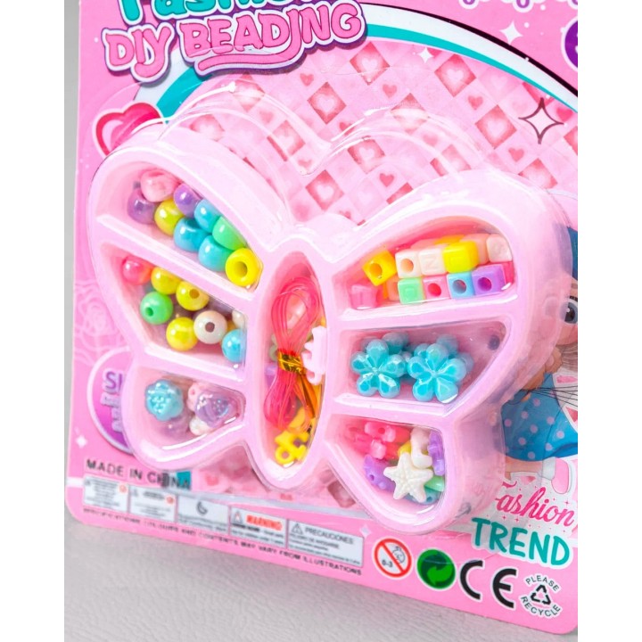 Set Kit Para Hacer Pulseras Brazaletes Pedreria Niñas