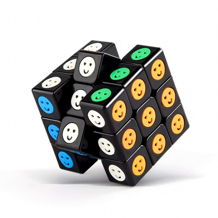 Cubo Emoji Soma Mágico Rubik 6 Colores Juguete Didáctico
