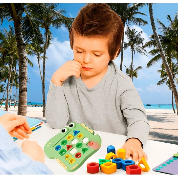 Juego De Mesa Dinosaurio Habilidad Desarrollo Motriz Encaje