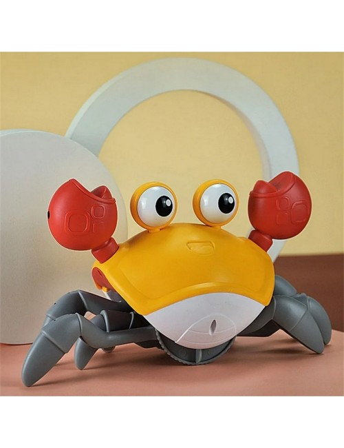 Juguete De Cangrejo Recargable Interactivo Musical Camina
