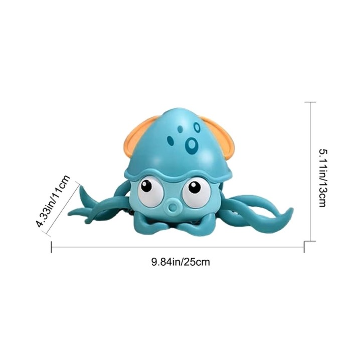 Juguete De Pulpo Recargable Interactivo Niño Musical Camina