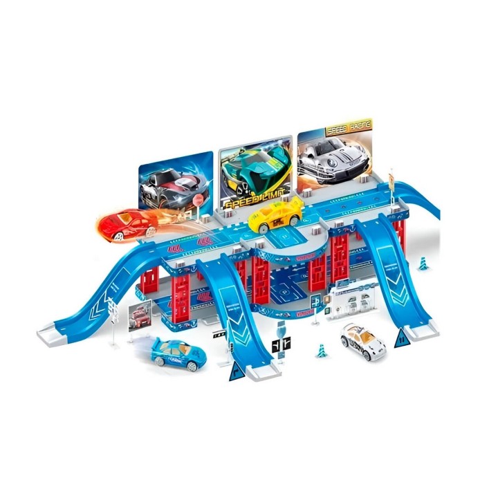 Pista Puente Carros Deportivo Carreras Racing Juguete