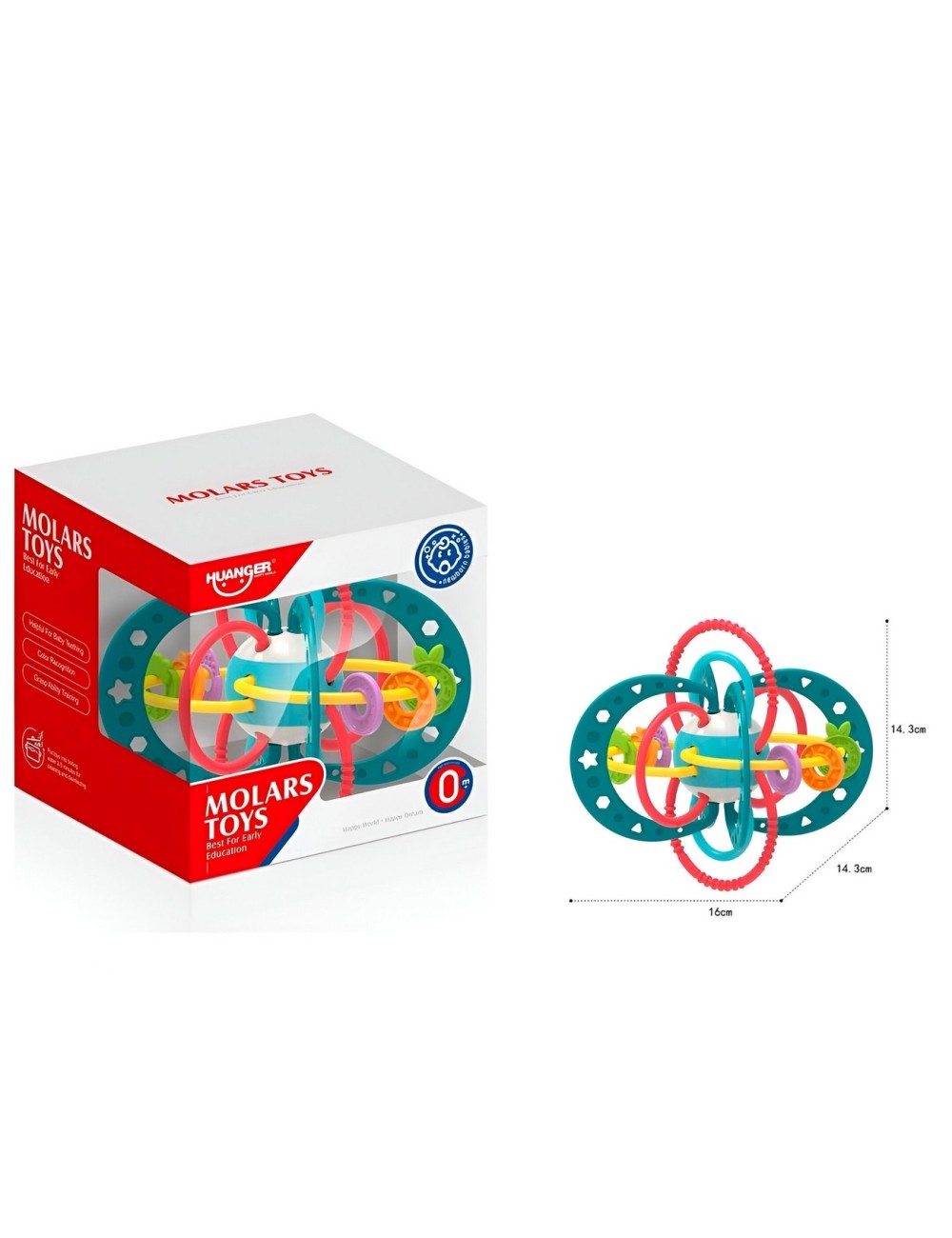 Sonajero Pelota Figuras Estimulación Temprana Bebé Juguete