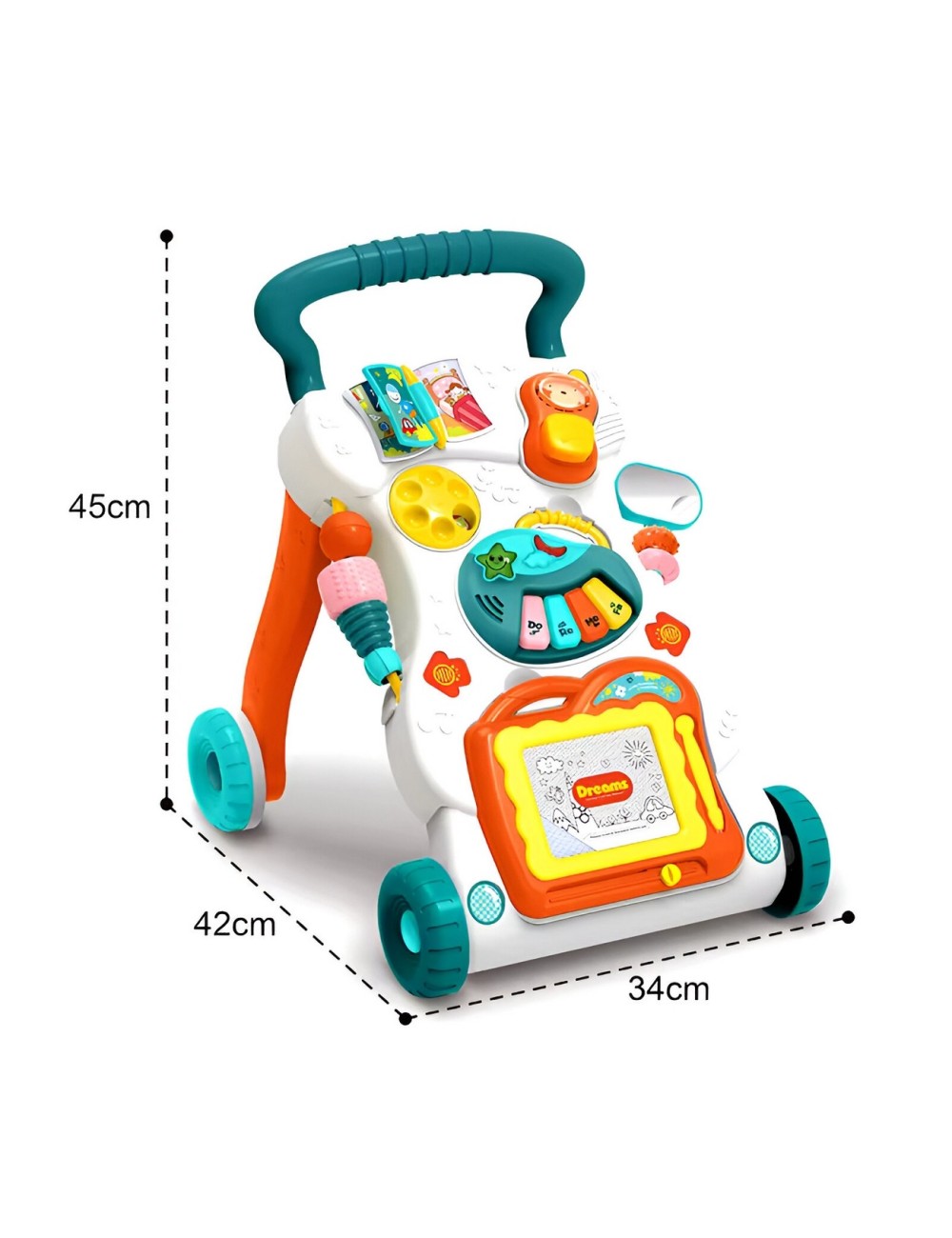 Andadera Caminador Bebes Primeros Pasos Interactivo Tablero