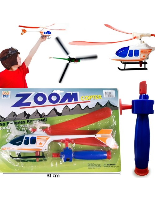 Helicoptero Volador Sistema Impulsado Aerodinamico Juguete