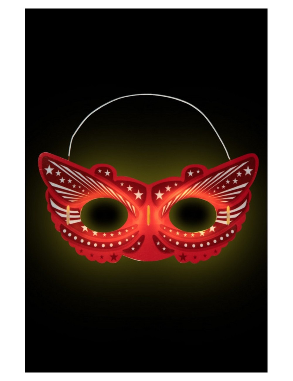 Antifaz Mascara Glow Neón Party Fiesta Hora Loca X 6 Unidad