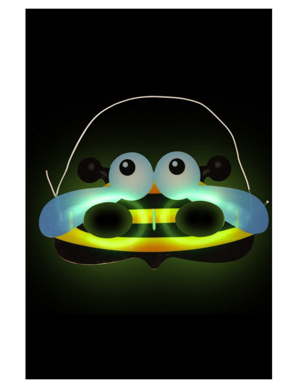 Antifaz Mascara Glow Neón Party Fiesta Hora Loca X 6 Unidad