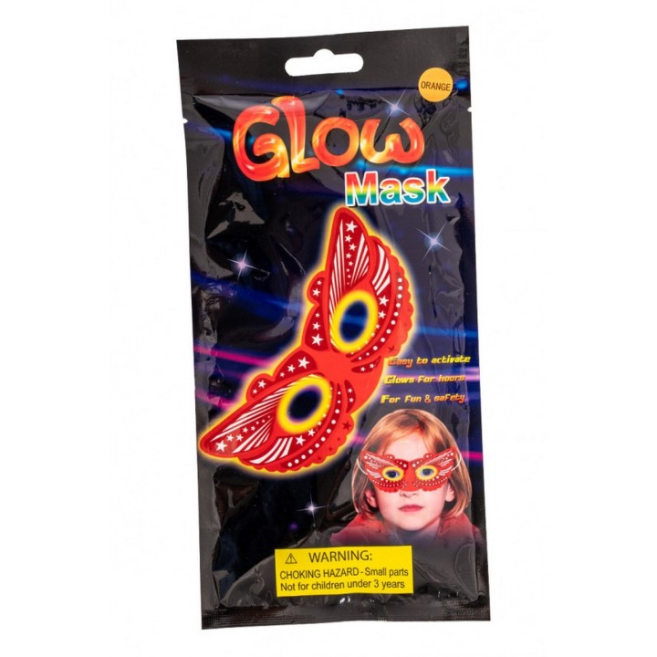 Antifaz Mascara Glow Neón Party Fiesta Hora Loca X 6 Unidad
