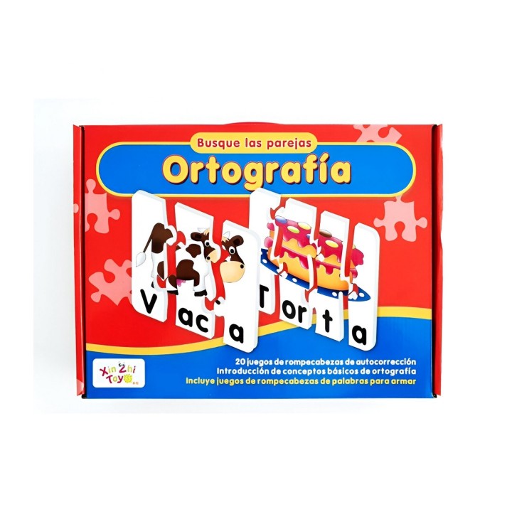 Rompecabezas Didactico Ortografia Desarrollo Motriz Niños