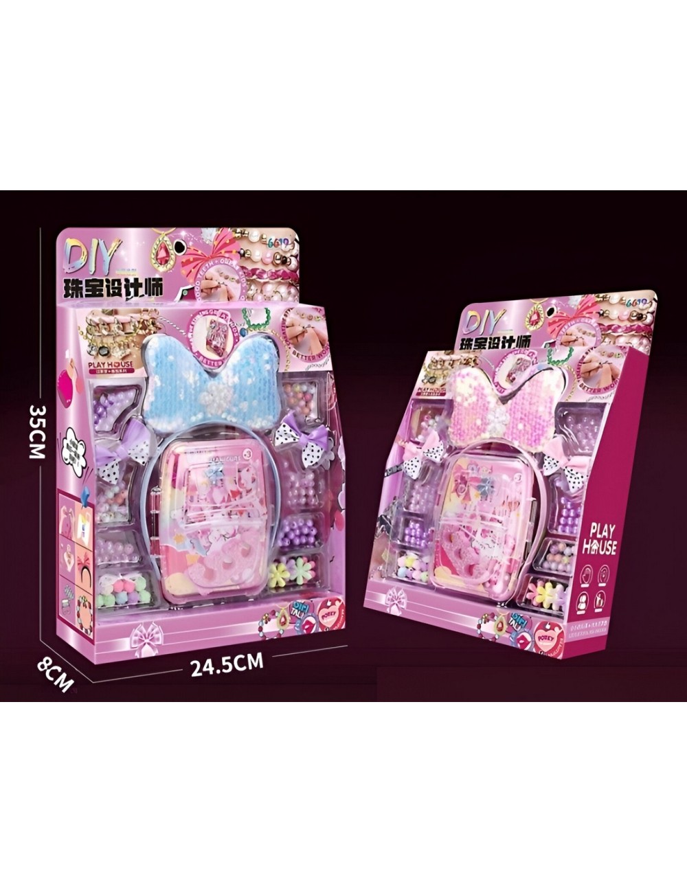 Set Kit Para Hacer Pulseras Brazaletes Collares Pedreria