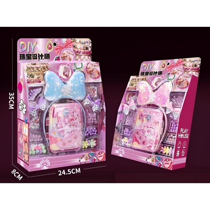 Set Kit Para Hacer Pulseras Brazaletes Collares Pedreria
