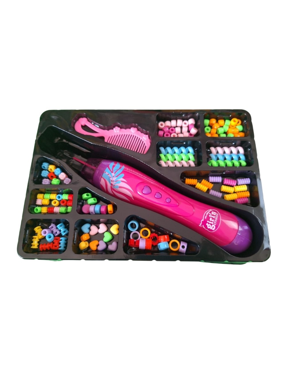 Set Kit Para Hacer Pulseras Peinados Trenzas Cabello Fashion