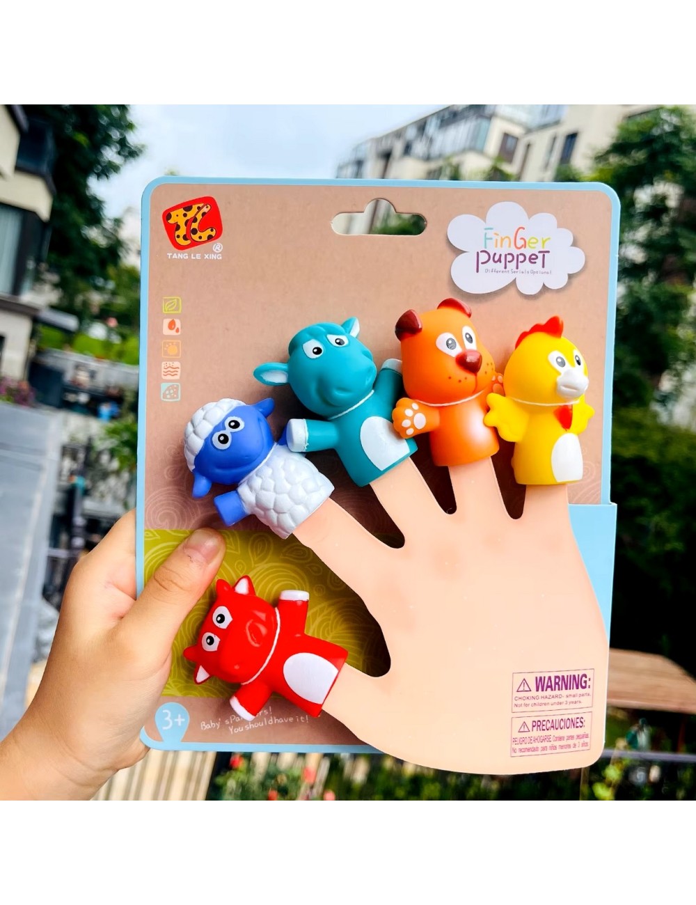 Titere Marionetas Dedos Animales Granja Juguete Niños Color