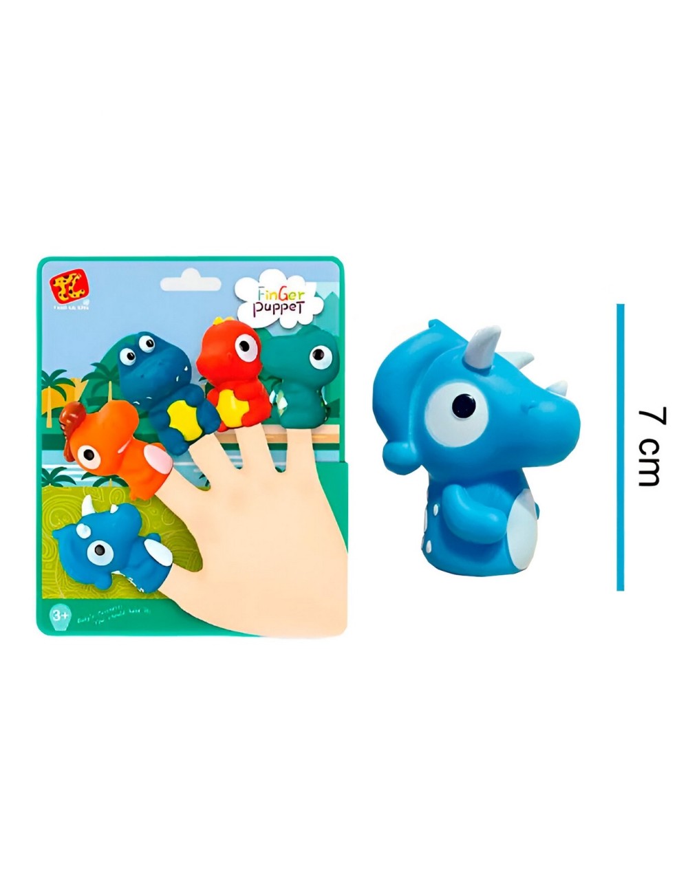 Titere Marionetas Dedos Dinosaurios Juguete Niños Multicolor