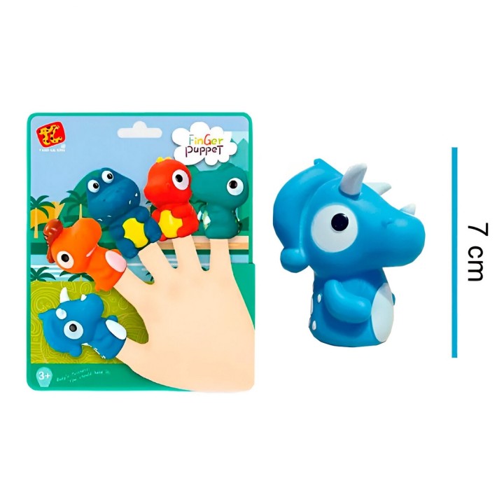 Titere Marionetas Dedos Dinosaurios Juguete Niños Multicolor