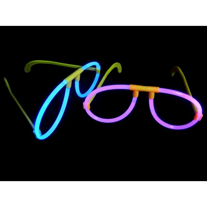 Gafas Glow Stick Neón Party Fiesta Hora Loca X 6 Unidades