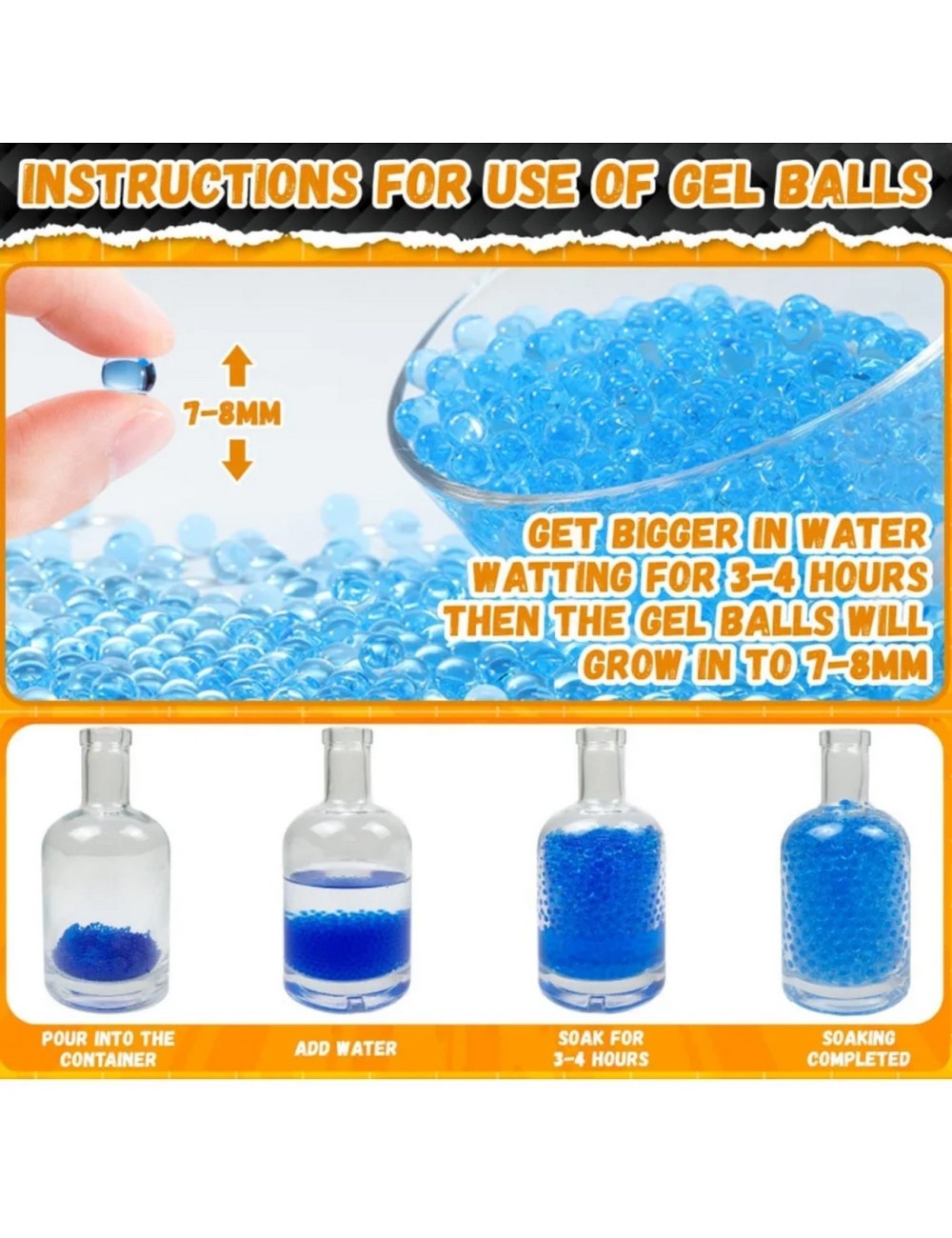 Pistola De Hidrogel Ak47 Automatica Electrica + Accesorios