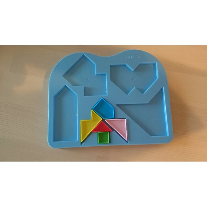 Juego De Mesa Tangram Aprendizaje Desarrollo Cognitivo