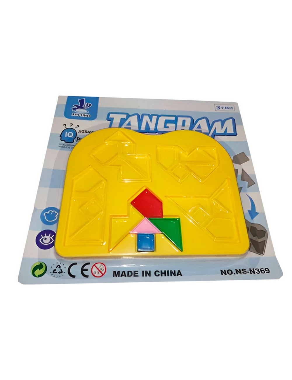 Juego De Mesa Tangram Aprendizaje Desarrollo Cognitivo Niños