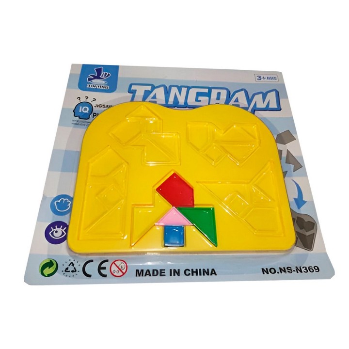 Juego De Mesa Tangram Aprendizaje Desarrollo Cognitivo Niños